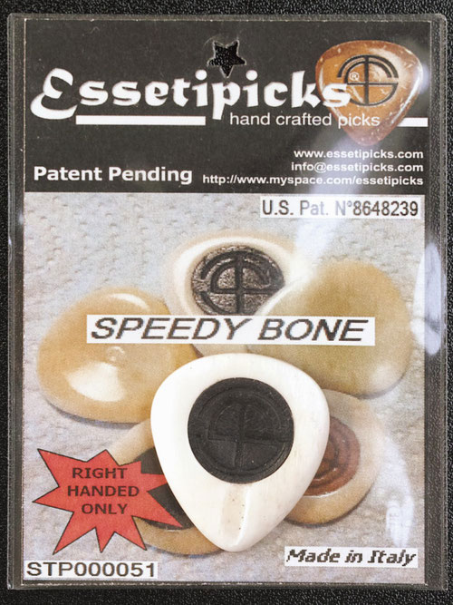 【メール便可】Essetipicks エッセティピックス ピック Speedy Bone　スピーディボーン　高級｜楽器の森