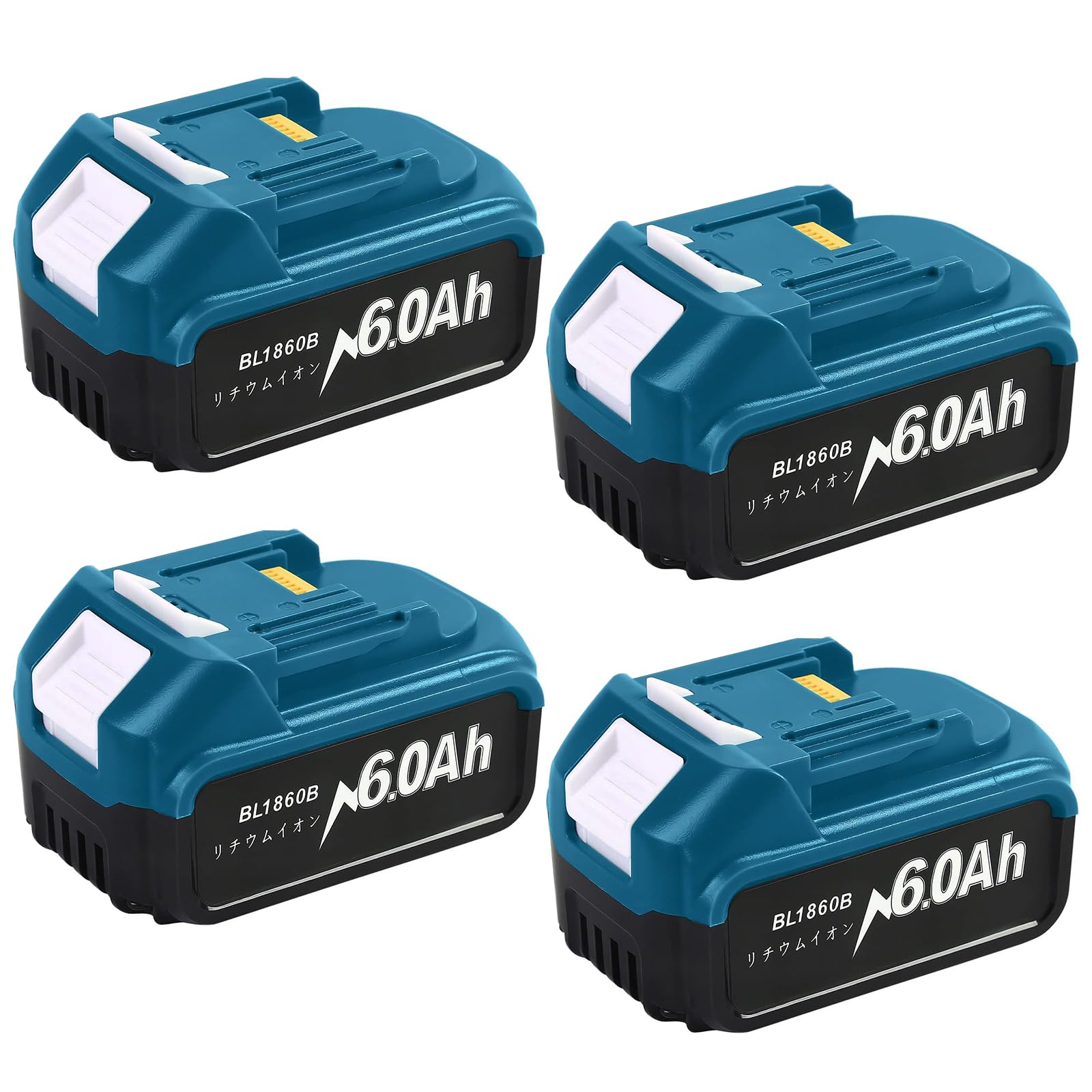 楽天市場】互換 マキタ 18V バッテリー BL1860B 4個セット 大 楽天市場】互換 マキタ 18V バッテリー BL1860B 4個セット 大