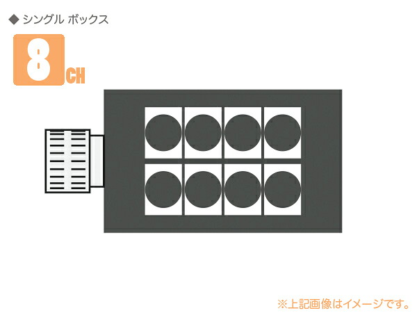 CANARE カナレ 8B2N1(F77) ◆ 8ch シングルボックス ・NK27-31S-R｜ワタナベ楽器　ＳＨＯＰ