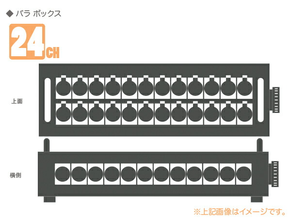 CANARE カナレ 24B12MS(F77) ◆ 24ch パラボックス ・D/MS3102A32A-10P×1