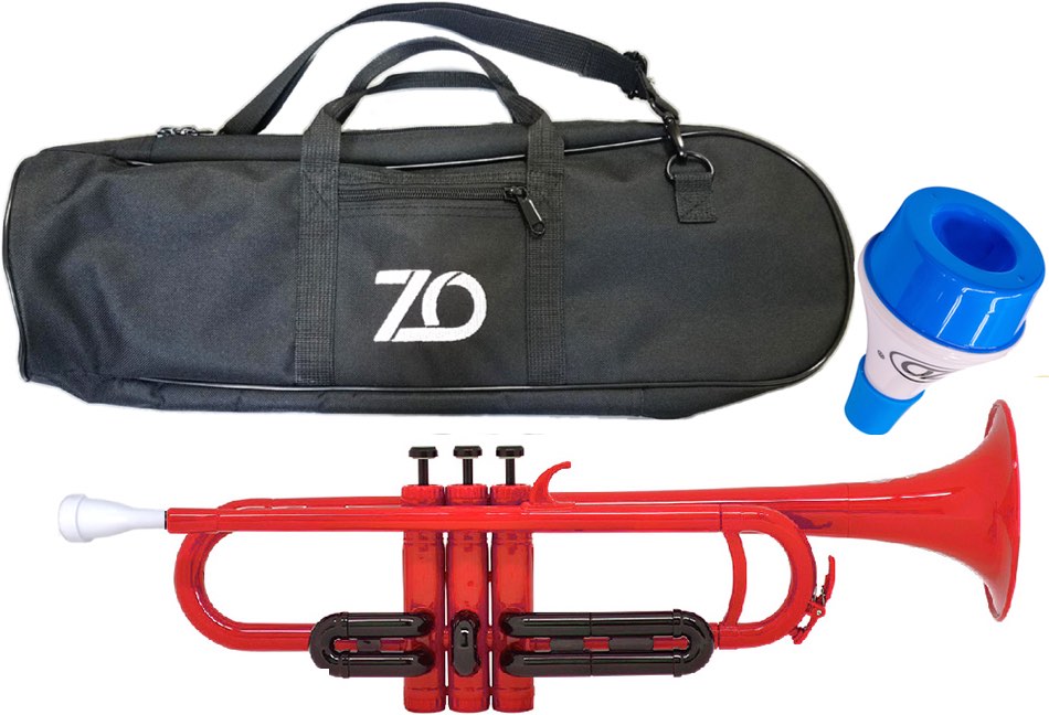ZO ゼットオー TP-01BK トランペット ミュート セット ブルー 調整品 新品 アウトレット プラスチック 管楽器 red trumpet mute　北海道 沖縄 離島不可