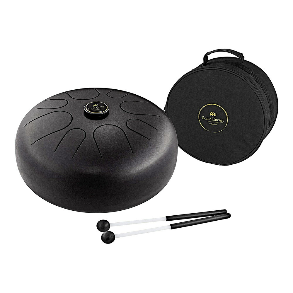 Meinl マイネル Sonic Energy スチールタングドラム G Major 12インチ Black Powder Std3bk 収納バッグ マレット付属 Liceochiloe Cl
