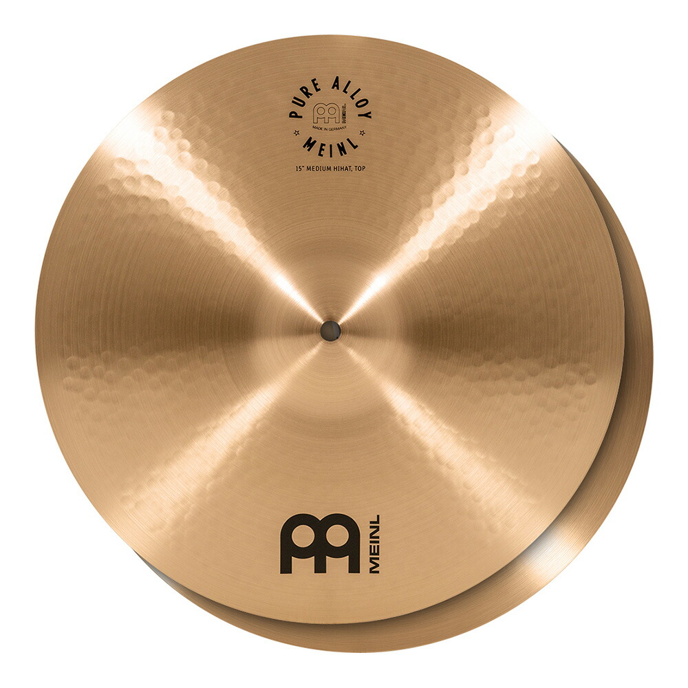Meinl マイネル Pure Alloy Series ハイハットシンバル 15\