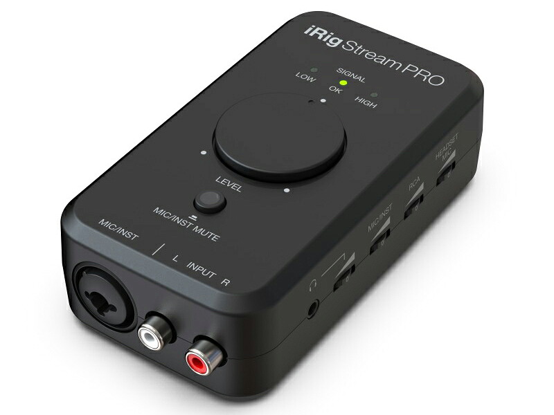 IK Multimedia アイケーマルチメディア iRig Stream Pro ストリーミング配信 オーディオインターフェイス 日本正規品