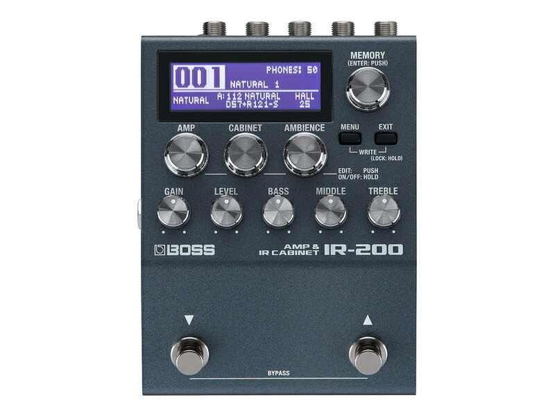 BOSS ボス IR-200 Amp & IR Cabinet エフェクター キャビネットシュミレーター｜ワタナベ楽器　ＳＨＯＰ