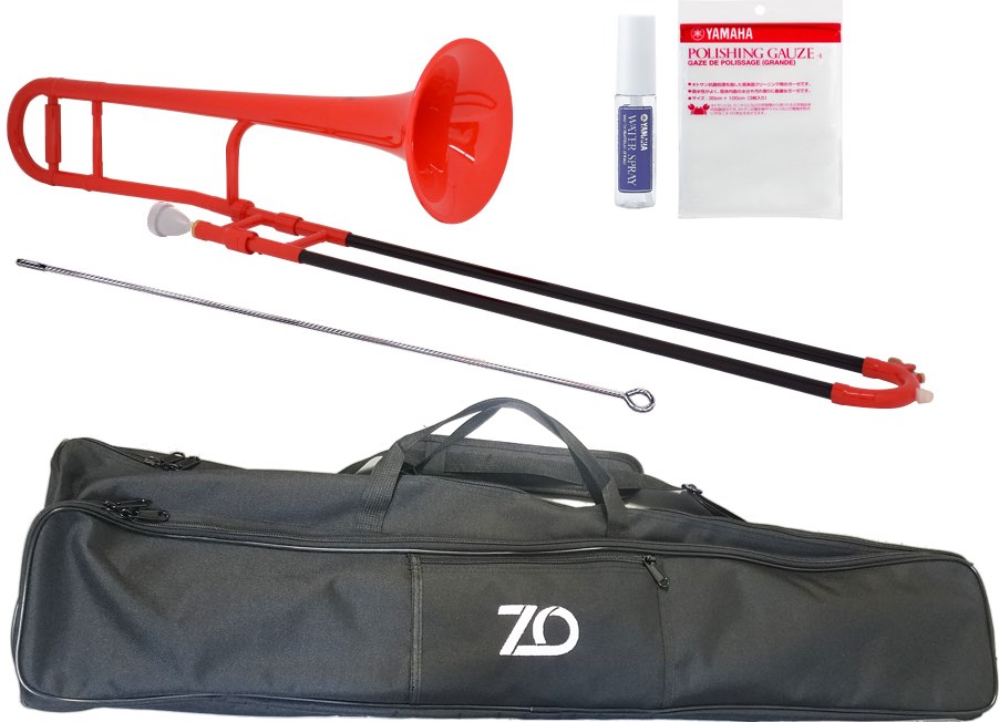 【楽天市場】ZO ( ゼットオー ) TTB-01 テナートロンボーン レッド 細管 アウトレット プラスチック 管楽器 tenor
