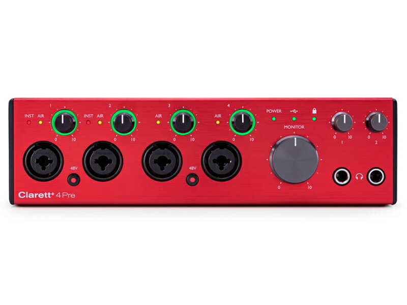 楽天市場】Focusrite フォーカスライト CLARETT+ 2Pre オーディオ