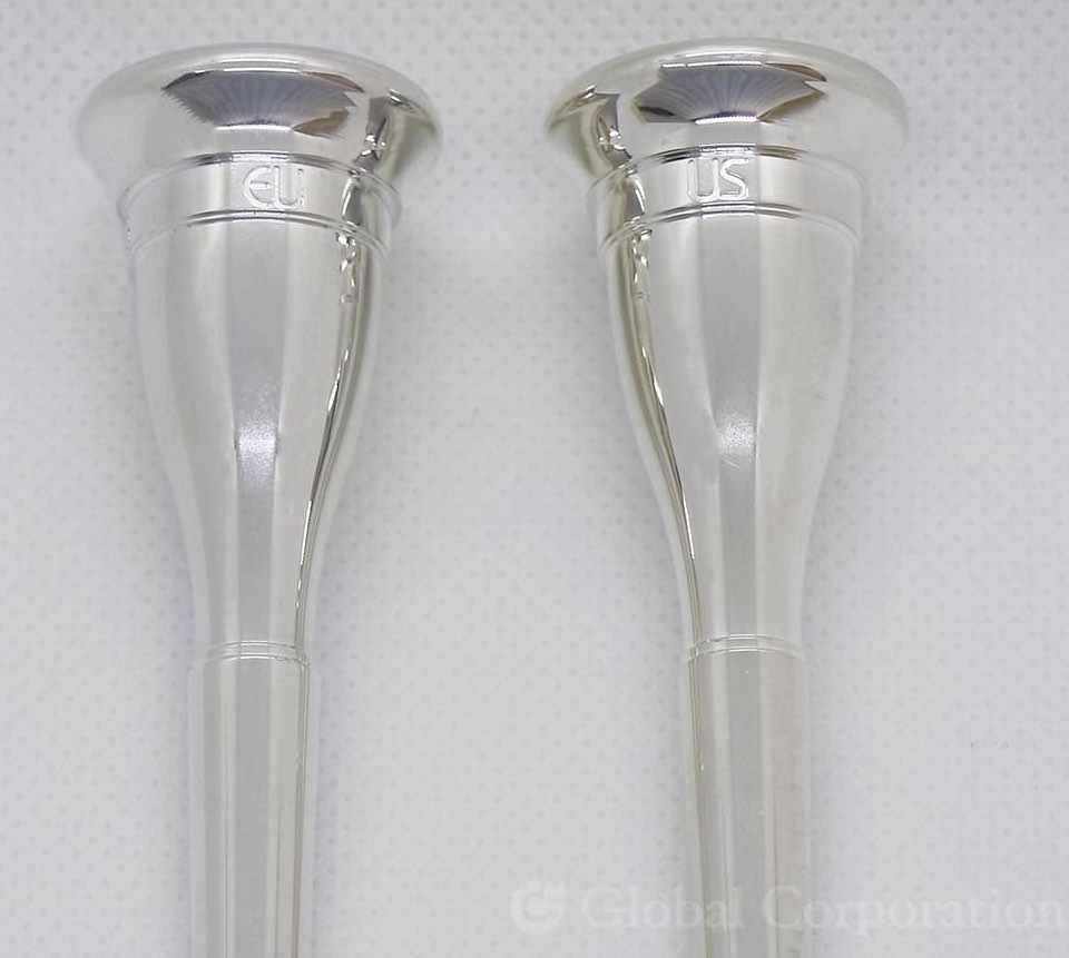 格安店 Laskey ラスキー FH75G EU ホルン マウスピース 復刻版 ヨーロピアンシャンク 銀メッキ フレンチホルン french horn  mouthpiece 北海道 沖縄 離島不可