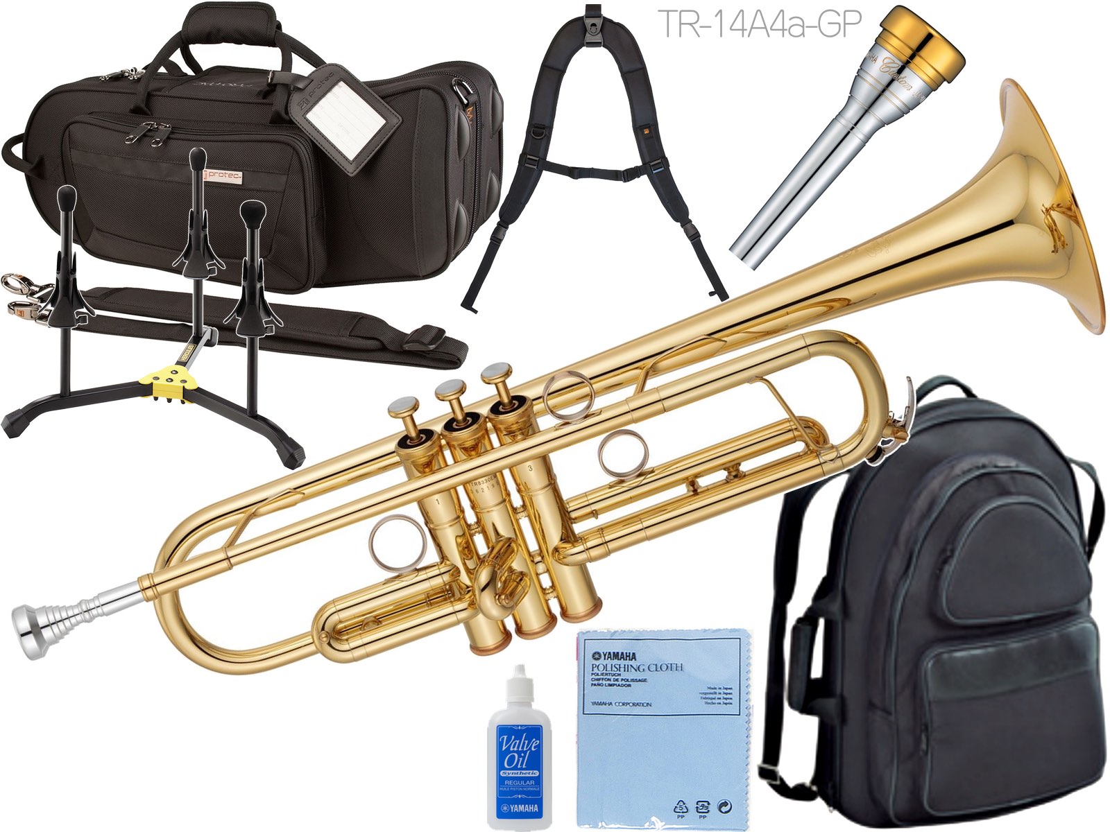 YAMAHA ヤマハ YTR-8330EM エリック ミヤシロ トランペット ラッカー イエローブラス 管楽器 B♭  Trumpets gold custom Eric Miyashiro セット E 北海道 沖縄 離島不可 ワタナベ楽器 楽天ＳＨＯＰ
