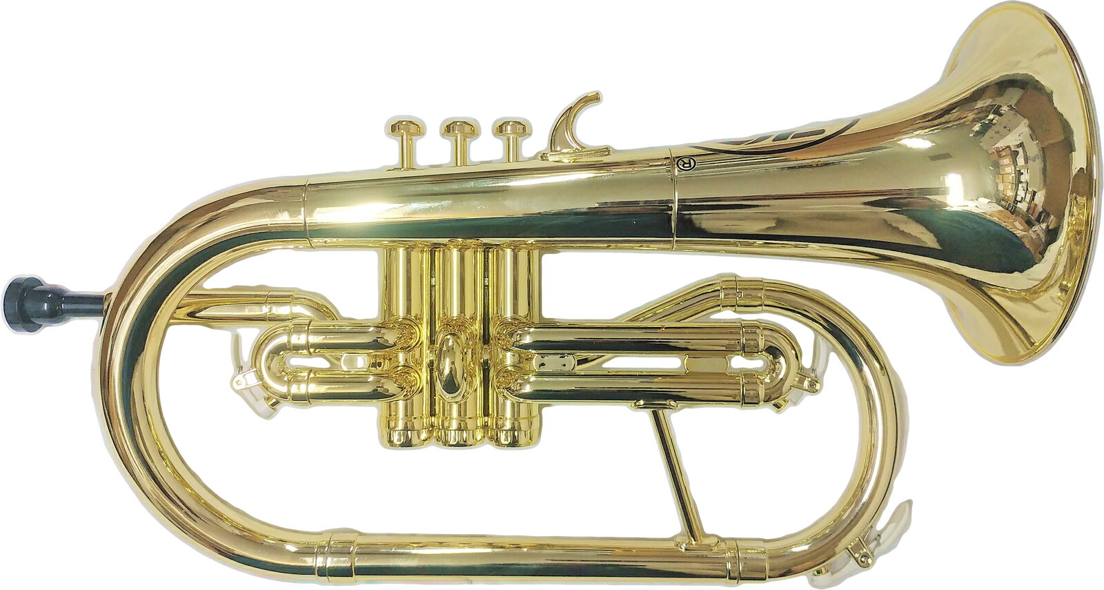 ZO ( ゼットオー ) FL-08 フリューゲルホルン ゴールド 調整品 新品 アウトレット プラスチック 管楽器 Flugel horn gold 楽器 ミュート セット A 北海道 沖縄 離島不可