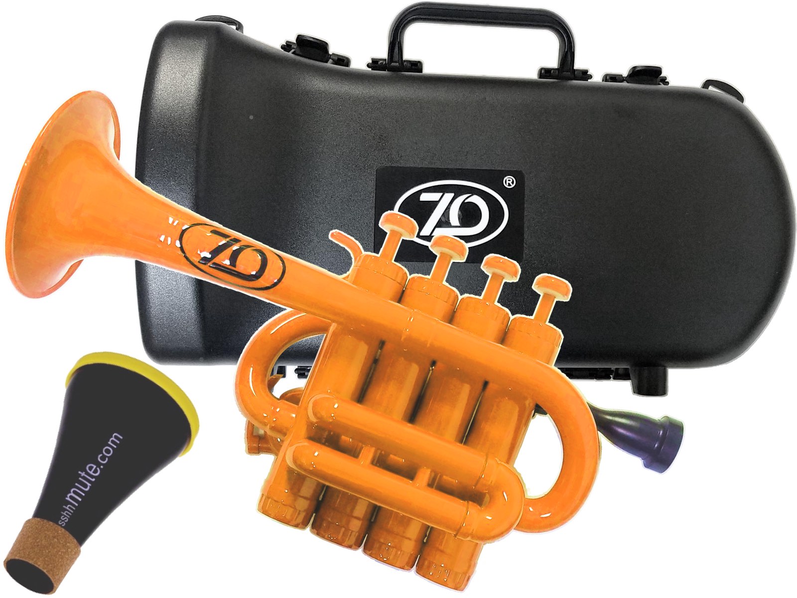 ZO ( ゼットオー ) ピッコロトランペット PC-11 オレンジ 新品 アウトレット プラスチック B♭ A piccolo trumpet orange ミュート セット 北海道 沖縄 離島不可
