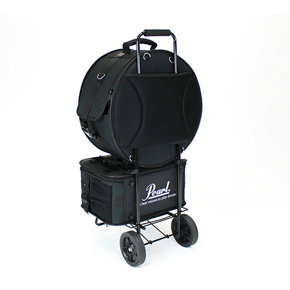 Pearl パール Black Jam Series PSC-BJSPCA スネア/ペダル キャリングカート【PSC-BJSPCA】【 4月6日時点メーカー在庫無し 】 シングル ツイン セミハード スネア カート付き