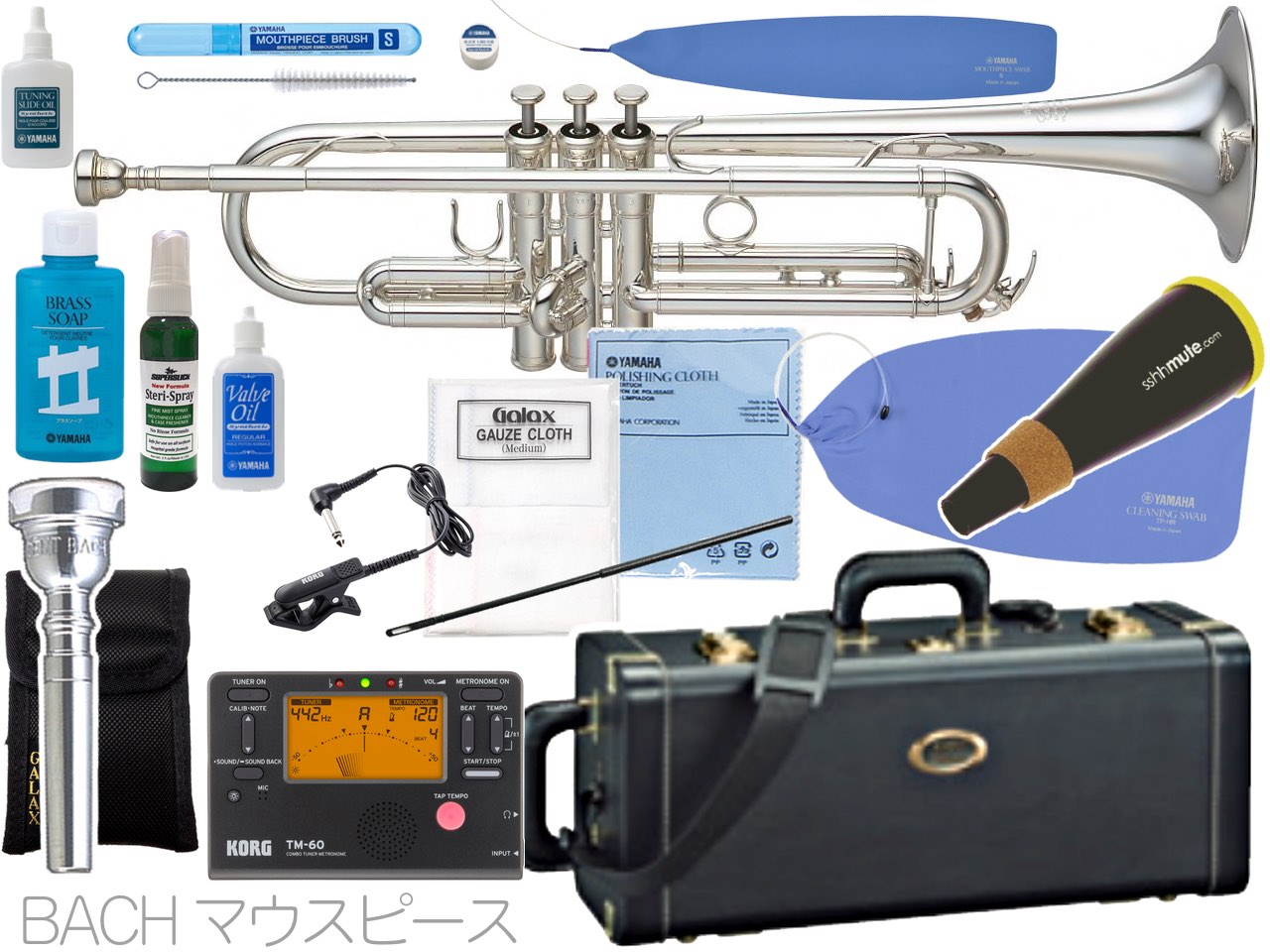 楽天市場】YAMAHA B♭トランペット カスタム YTR-850S 中学生の