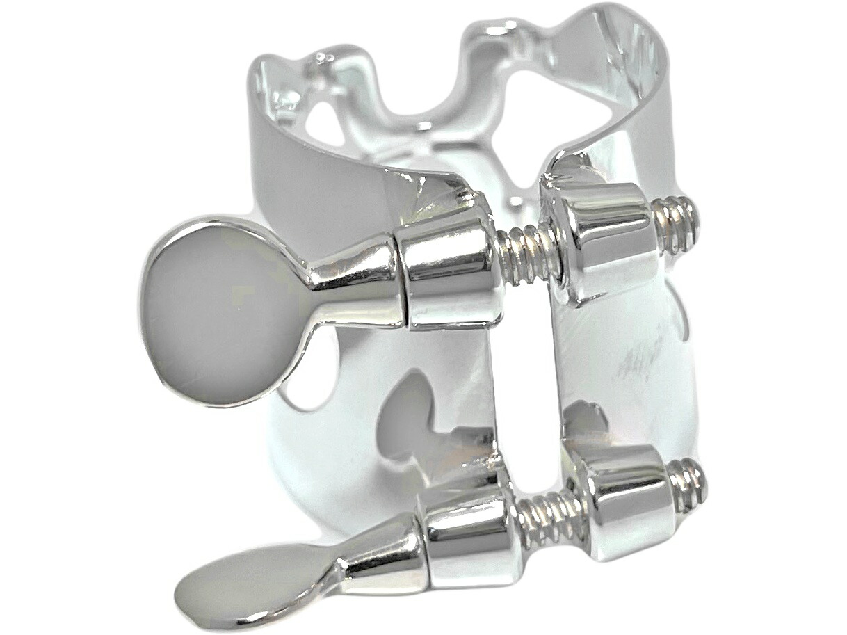 HARRISON ( ハリソン ) リガチャー B♭ クラリネット 銀メッキ CSP Bb clarinet Ligature SP Silver plated 日本製 逆締め クラリネット用 北海道不可 沖縄不可 離島不可