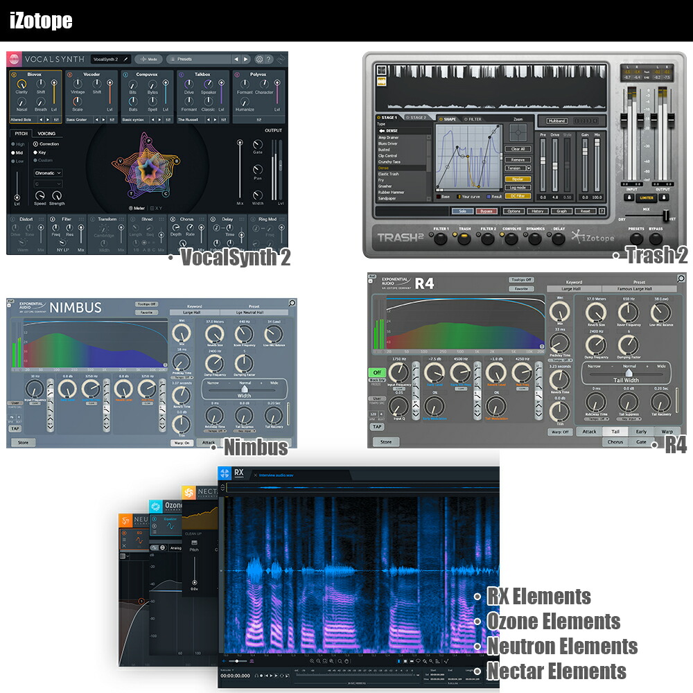 iZotope はじめてのiZotopeセット 2.0 -Soundwide Intro Bundle- 国内即発送