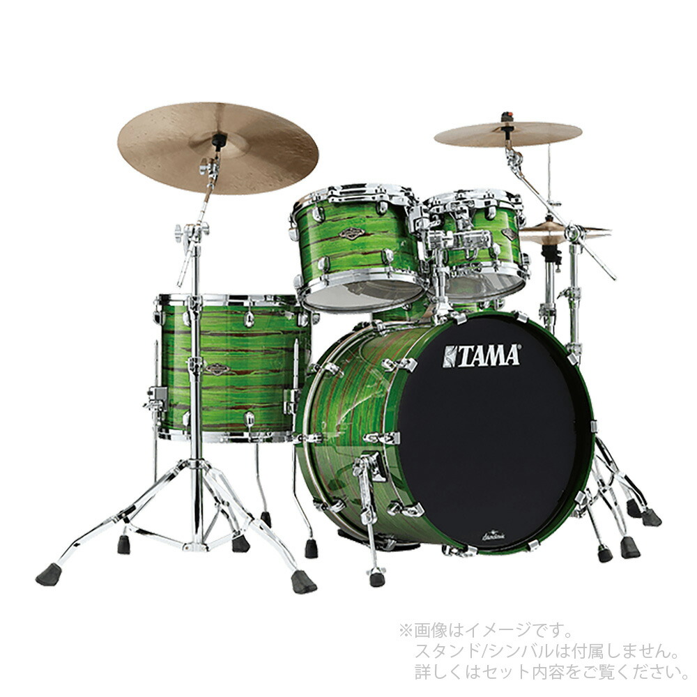 市場 Tama ドラムセット Birch タマ ラッカー オイスター Starclassic シャムロック Wbs42s Lso スタクラ Walnut Drum Kits