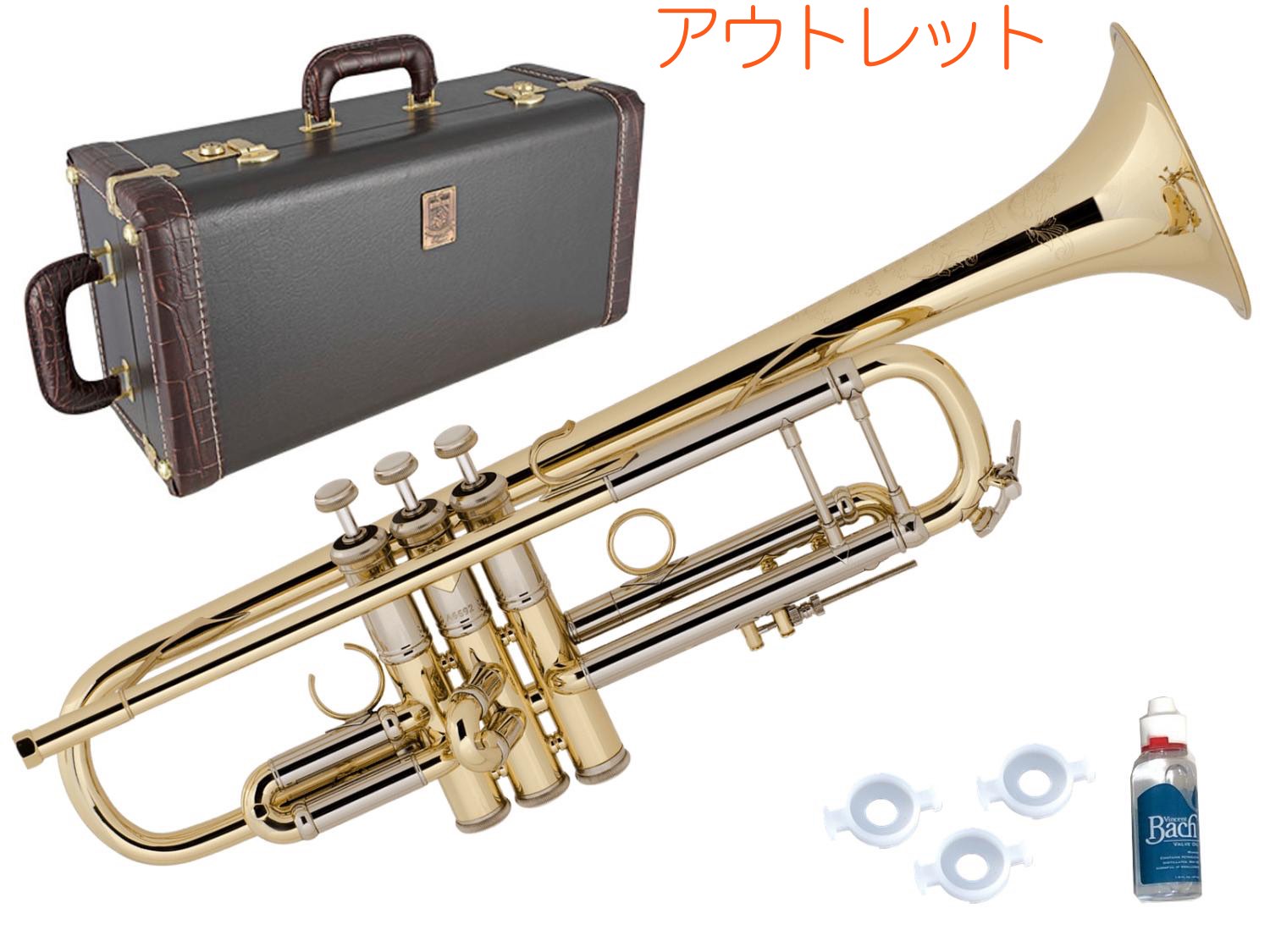 楽天市場】Vincent Bach ヴィンセント バック LR190S43B Bb トランペット アウトレット コパーベル 銀メッキ 管楽器 B♭  Trumpet THE BIG COPPER 北海道 沖縄 離島不可 : ワタナベ楽器 楽天ＳＨＯＰ