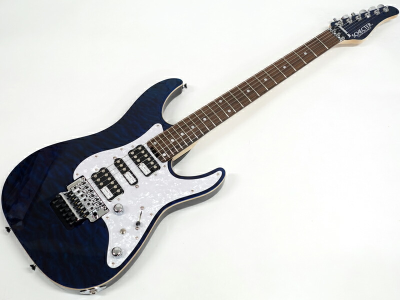 楽天市場】Schecter SD-II-24 BW Basswood 新品 アクアブルー