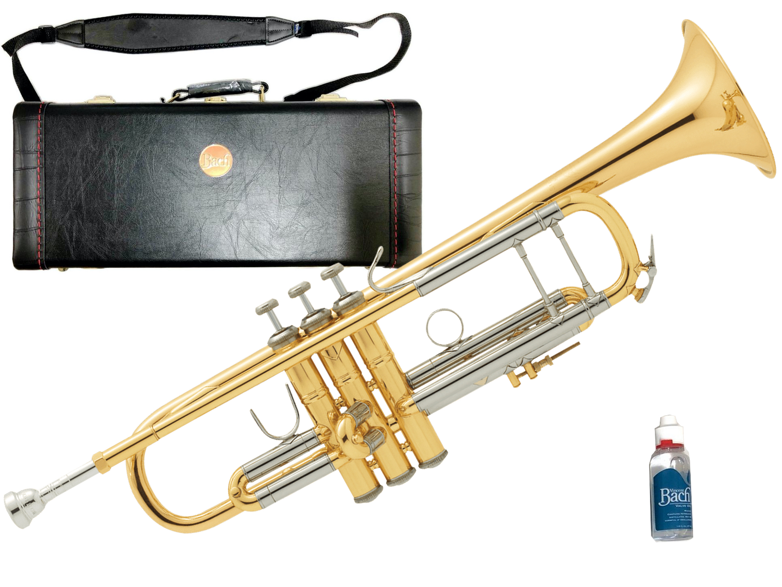 Vincent Bach ヴィンセント Gold Series ラッカー B♭ 180 Bb Trumpet