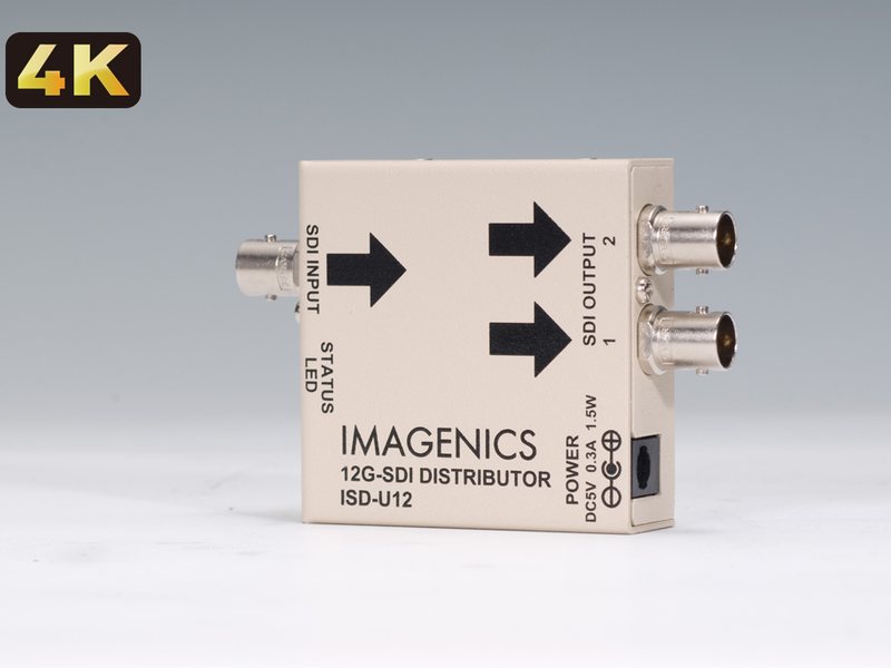 IMAGENICS イメージニクス ISD-U12 ◆ 1入力2出力 12G-SDI 分配器【4月10日時点、在庫あり 】 ［ 映像・音声関連機器 ］ 27,456円
