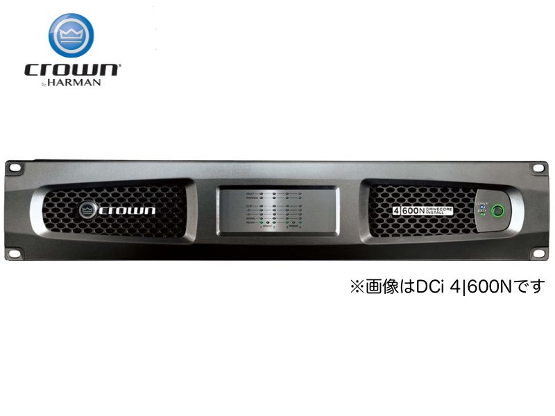 CROWN /AMCRON クラウン /アムクロン DCi 2|2400N ◆ パワーアンプ ネットワーク BLU link 対応モデル ・2チャンネルモデル【代金引換 不可 4月3日時点、僅少数在庫あり △ 】 ［ DCi Series Network ］