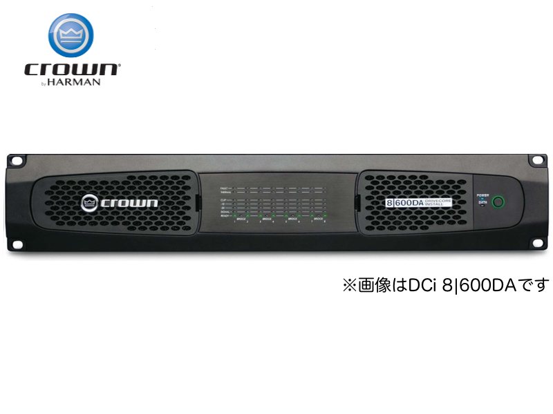 CROWN /AMCRON クラウン /アムクロン DCi 4|300DA ◆ パワーアンプ ネットワーク Dante 対応モデル ・4チャンネルモデル【4月3日時点、僅少数在庫あり △ 代金引換 不可 】 ［ DCi Series Network ］
