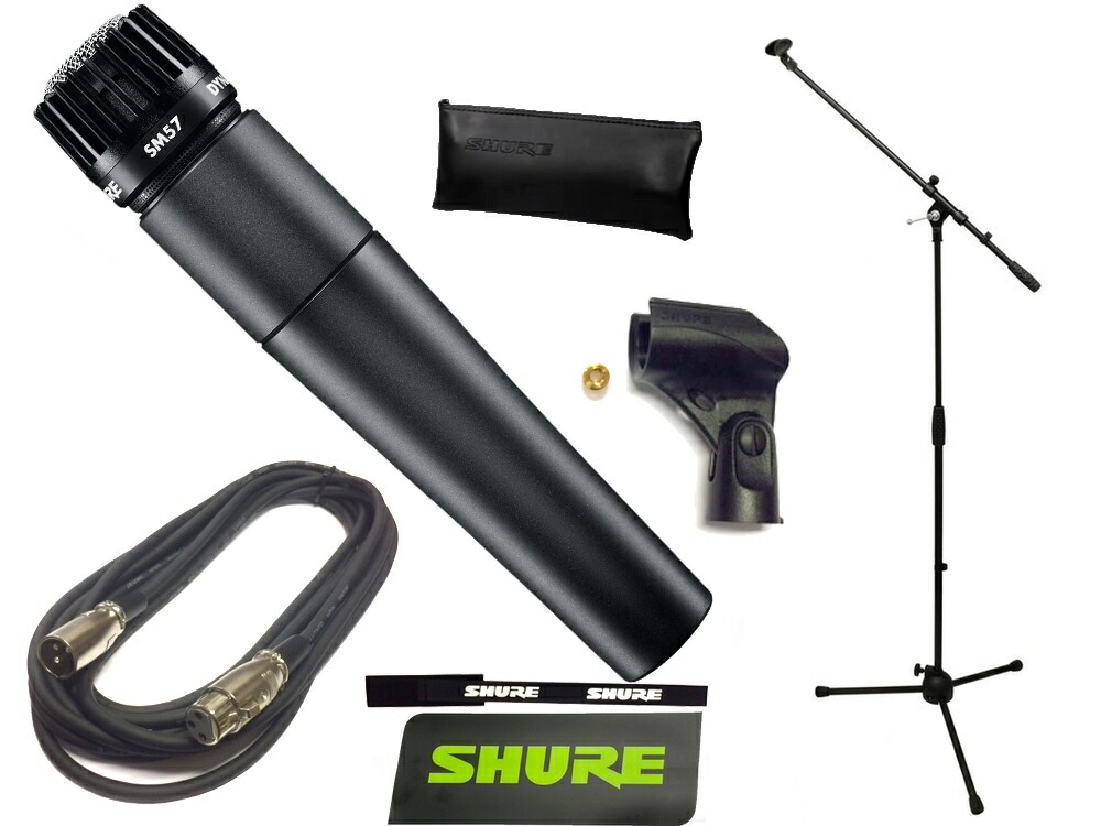 楽天市場】大特典付 【REC必需品セット】Shure(シュアー) / SM57