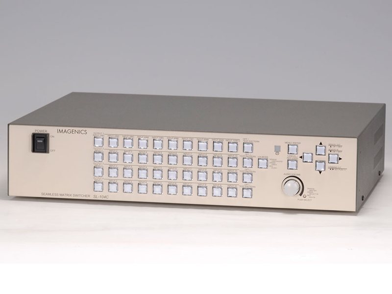 IMAGENICS イメージニクス SL-104C ◆ マルチシグナル対応 シームレスマトリックススイッチャー (IMG.Link出力標準装備)【4月10日時点、在庫あり 代金引換 不可 】 ［ 映像・音声関連機器 ］
