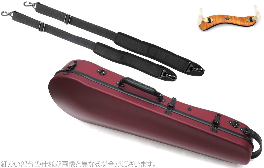 Carbon Mac カーボンマック CFA-2S サテン S-WRD ビオラ ハードケース サテンワインレッド ケース wine red viola hard case セット H　北海道 沖縄 離島 同梱 代引不可