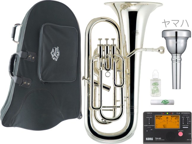 【楽天市場】J Michael Jマイケル EU-1700S ユーフォニアム 新品 銀メッキ 4ピストン euphonium TR-400PSL  ポケットトランペット シルバー セット 北海道 沖縄 離島不可 : ワタナベ楽器 楽天ＳＨＯＰ