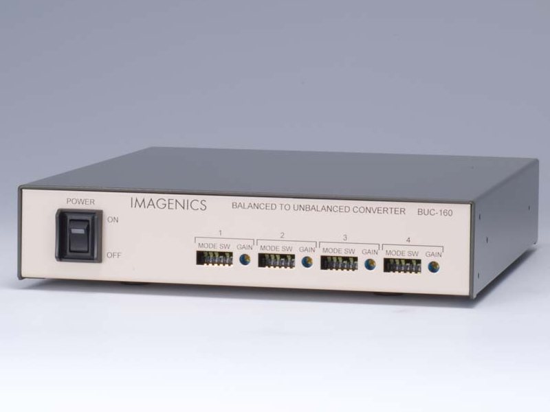 IMAGENICS イメージニクス BUC-160 ◆ 音声 バランス入力、アンバランス出力変換器【4月10日時点、在庫あり 】 ［ 映像・音声関連機器 ］