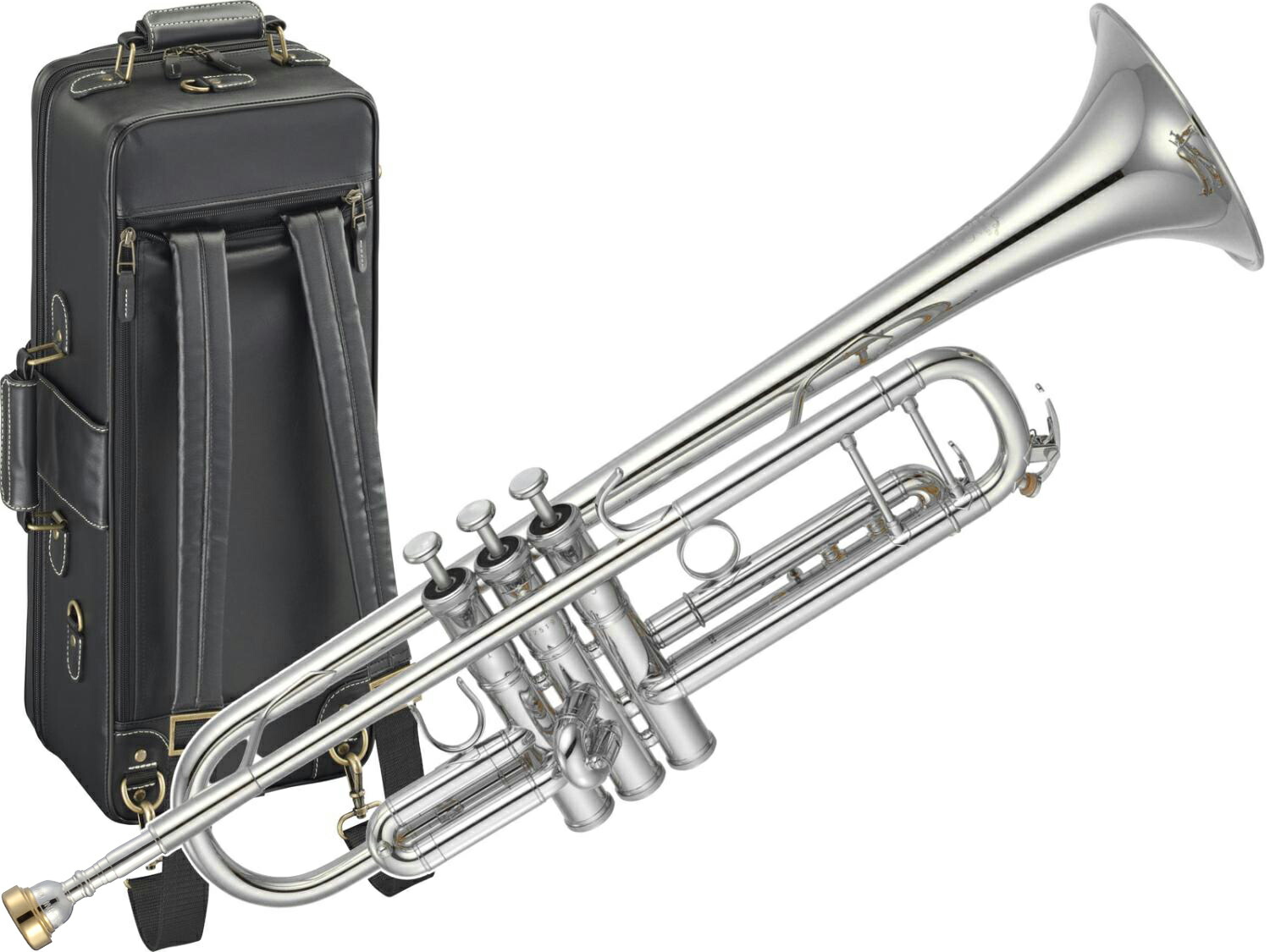 YAMAHA YTR8335HS Custom シルバートランペット 美品 YAMAHA YTR8335HS Custom シルバートランペット 美品