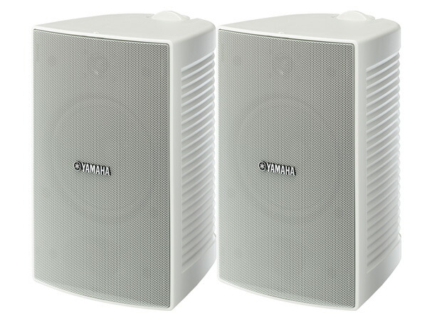YAMAHA NS-AW392W ホワイト スピーカー 2本ペア 壁掛け YAMAHA NS-AW392 + PA2030a 屋外対応 お店のBGMセット | サン