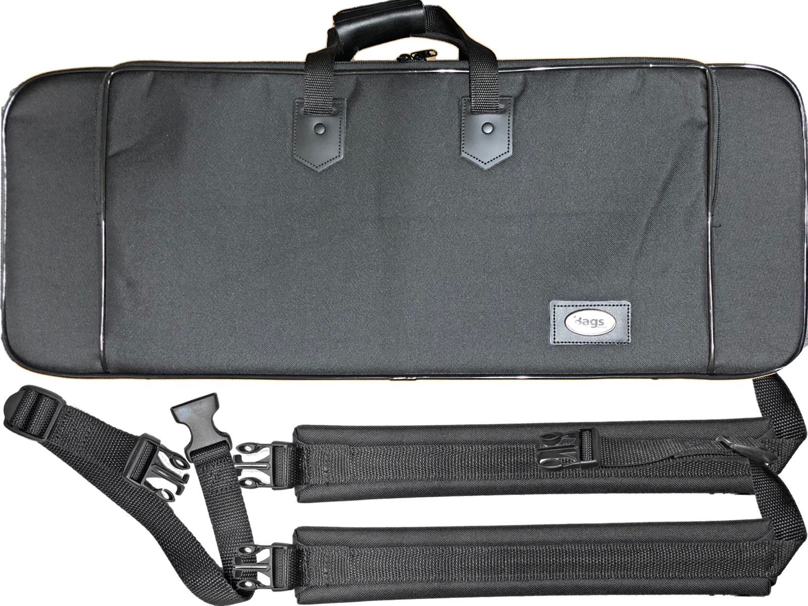 純正売りTon Art Bags ソプラノ&テナーサックス用セミハードダブルケース 管楽器・吹奏楽器