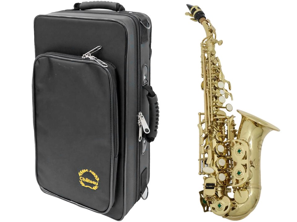 Chateau シャトー CSS-C70L カーブドソプラノサックス ラッカー スタンダード 管楽器 STANDARD SERIES Curved Soprano Saxophone gold 北海道 沖縄 離島不可|ワタナベ楽器 SHOP