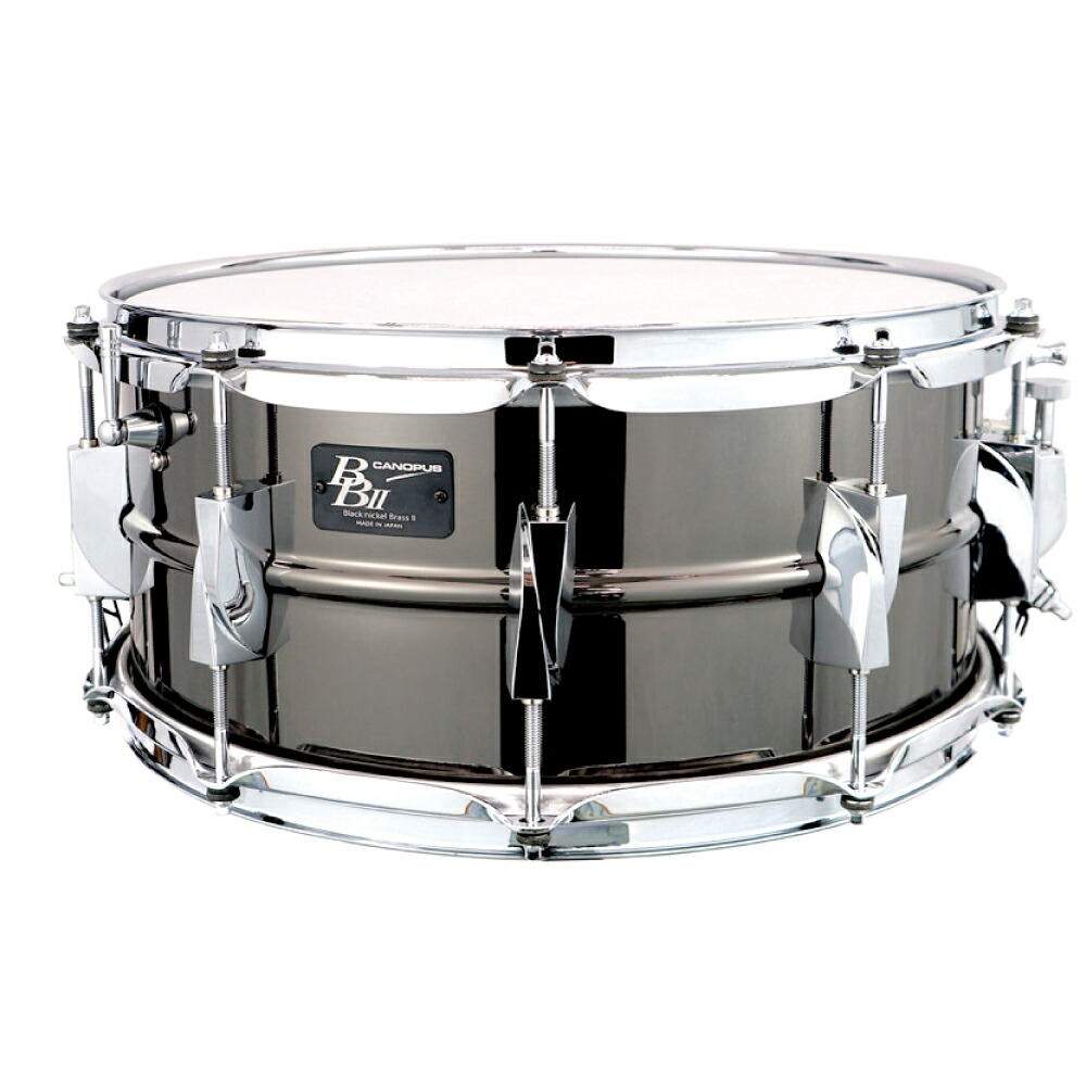Canopus カノウプス Black Nickel Brass II Snare Drum BB2-1465 【 ドラム スネア 】 【BB2-1465】 スネア ドラム|ワタナベ楽器 SHOP