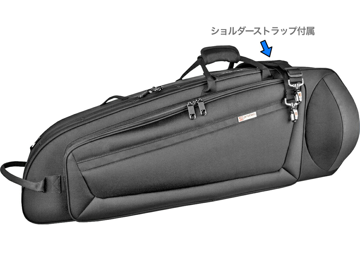 PROTEC プロテック IP309CT バストロンボーン ケース ブラック セミハード ショルダー 管楽器 Bass Trombone case 北海道 沖縄 離島不可|ワタナベ楽器 SHOP