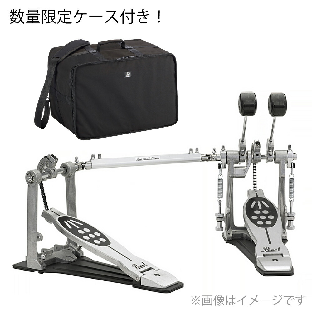 Pearl パール P-922 ケース付き ドラム ツインペダル 初心者 電子ドラム 【P-922】【在庫有り 】 Powersifter Redline Style Drum Pedal シングルチェーン