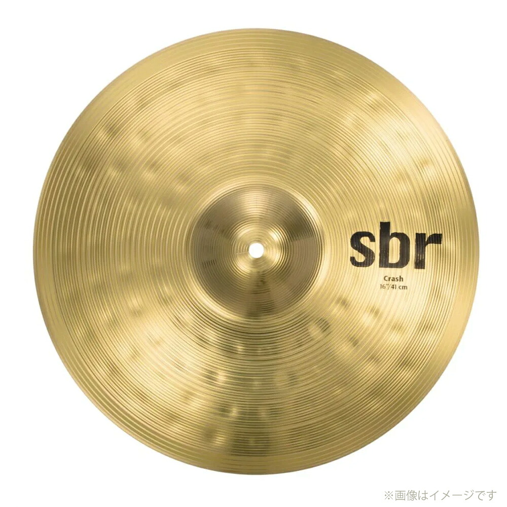 SABIAN セイビアン sbr CRASH SBR-16CS【SBR-16CS】【 3月2日時点メーカー在庫あり 】 シンバル