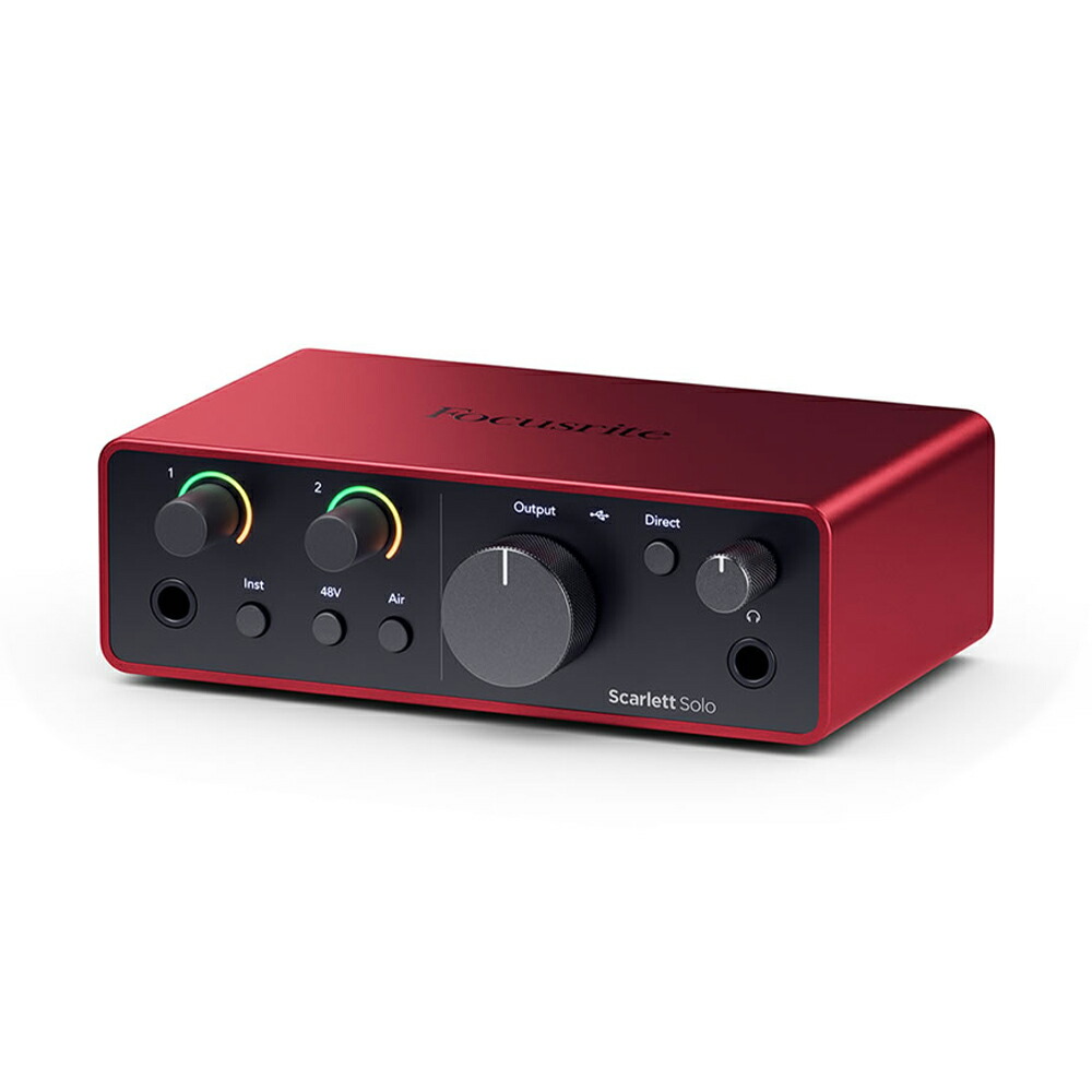 FOCUSRITE Scarlett Solo Studio ４フォーカスライト 楽天市場】Focusrite(フォーカスライト) Scarlett Solo Studio