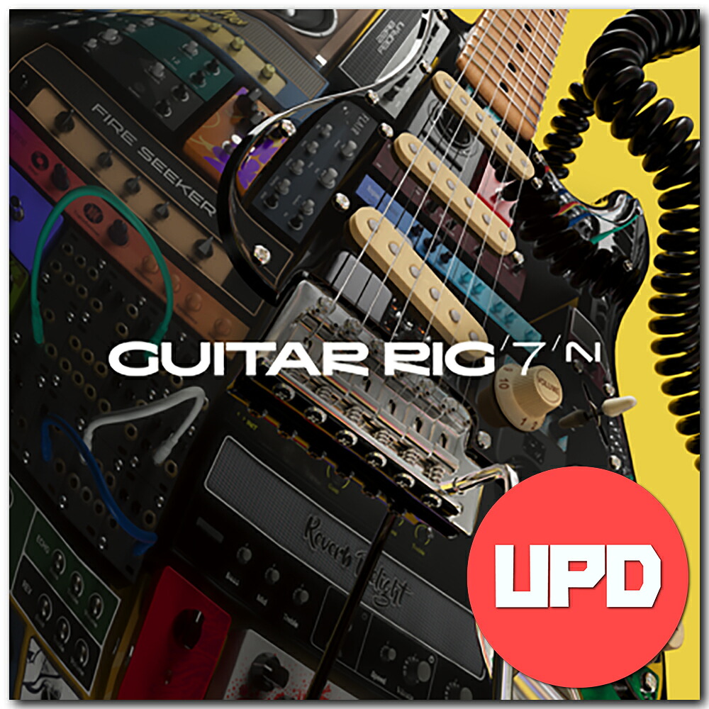 Native Instruments ネイティブインストゥルメンツ Guitar Rig 7 Pro Update (ダウンロードコード）