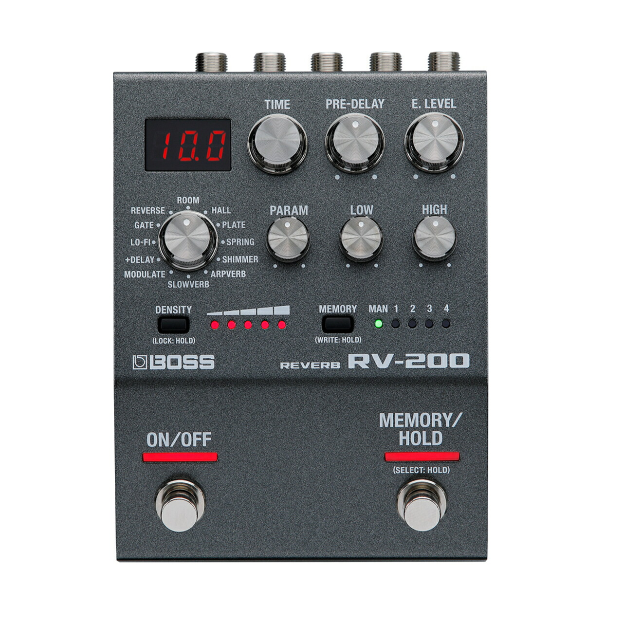 BOSS ボス RV-200 エフェクター リバーブ コンパクト ギター ベース ボーカル|ワタナベ楽器 SHOP