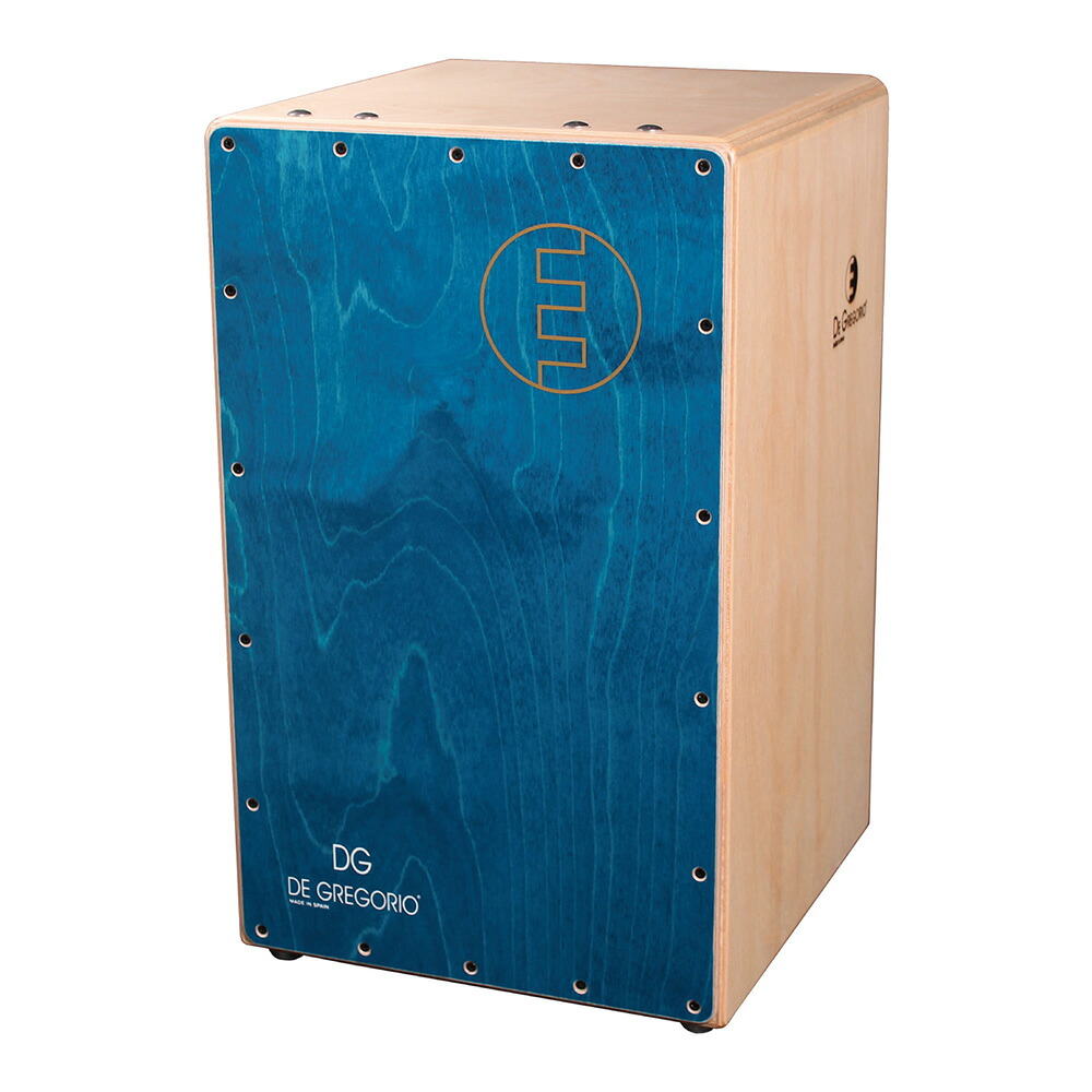 DeGregorio DG Chanela BLU ブルー CAJON カホン ケース付き【Chanela BLU】 ドラム パーカッション 打楽器 アコースティック