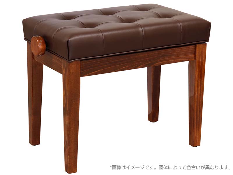 ピアノ椅子 ピアノスツール 幅65cm ラルゴ ワイドタイプ 艶消しウォルナット RAKU 楽譜収納付き ピアノ椅子 ピアノイス ピアノスツール