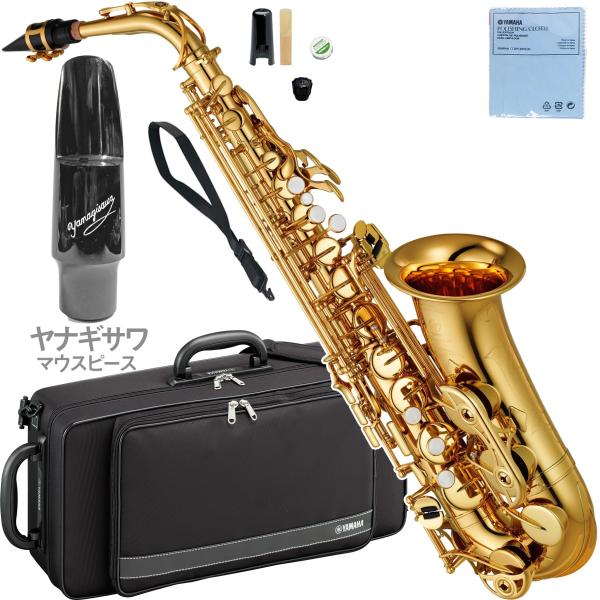 YAMAHA ヤマハ 5年保証サービス対象 YAS-480 アルトサックス ラッカー ゴールド 管楽器 ヤナギサワマウスピース セット　以下対応不可 北海道 沖縄 離島 代引き