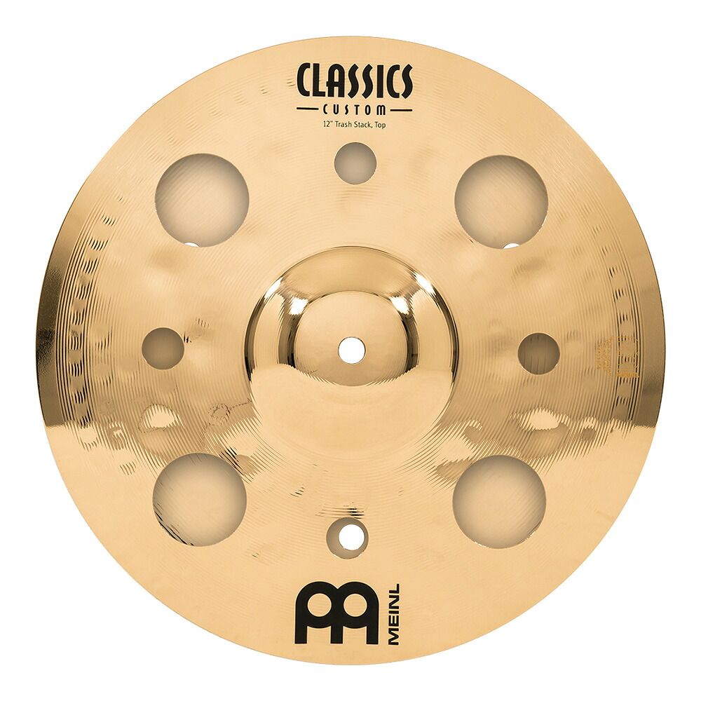Meinl マイネル Classics Custom Brilliant Series スタックシンバル 12" Trash Stack CC-12STK 【CC-12STK 】 定番 スタジオ ライブハウス コスパ｜ワタナベ楽器　ＳＨＯＰ