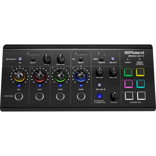 Roland ローランド BRIDGE CAST X ゲーム実況 配信 デュアル バス 映像キャプチャー ゲーミング ミキサー|ワタナベ楽器 SHOP