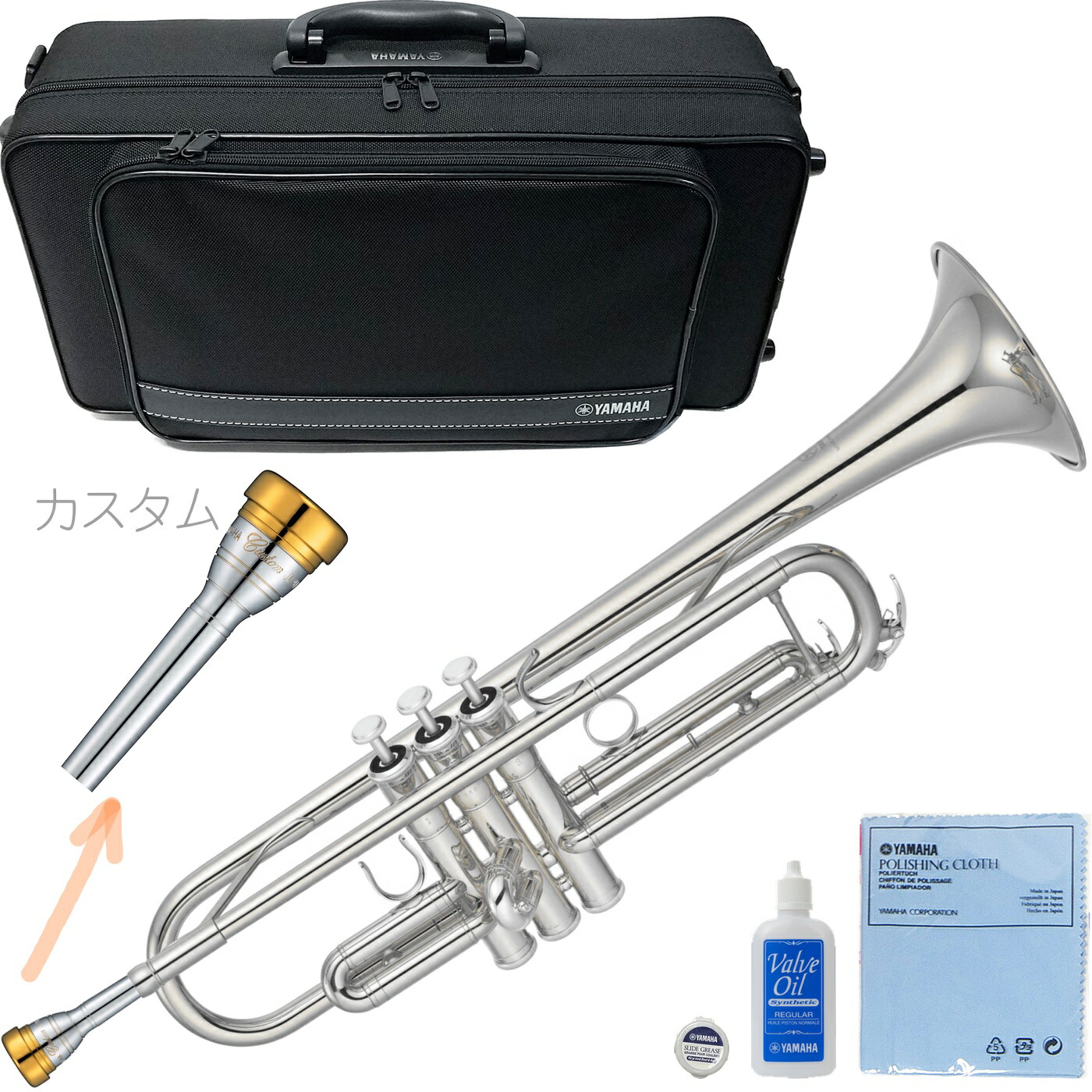 【楽天市場】YAMAHA ヤマハ YTR-4335GS2 トランペット 銀メッキ ゴールドブラス YTR-4335GSII trumpet YTR-4335GS-2  セット H 北海道 沖縄 離島不可 : ワタナベ楽器 楽天ＳＨＯＰ