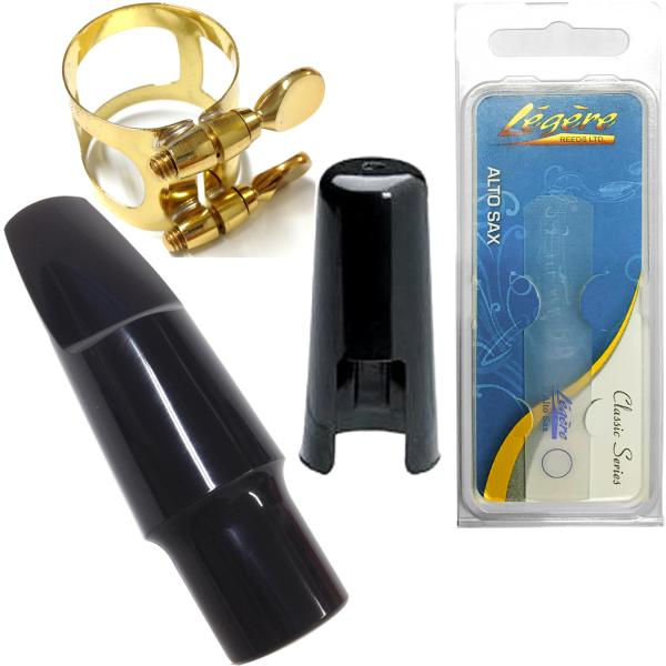 アルトサックス マウスピース リガチャー リード セット alto