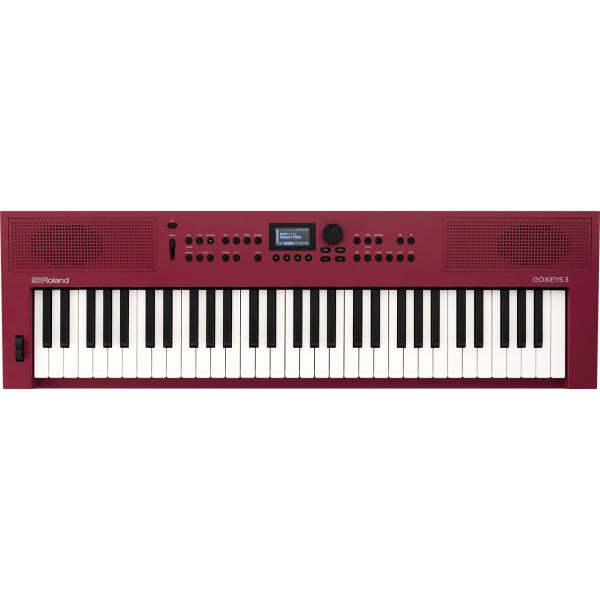楽天市場】Roland 高音質 電子キーボード GO KEYS 3 赤 RD 61